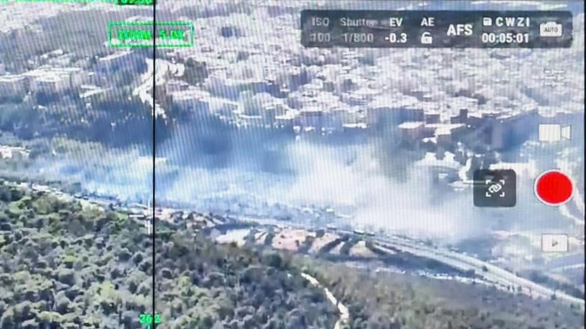 Φωτιά στην Πολυτεχνειούπολη: Τα drones πρόλαβαν την εξάπλωση της πυρκαγιάς