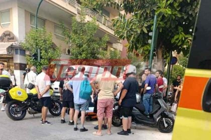 Πάτρα: Ακόμη ένα τροχαίο Ναυαρίνου και Παπαφλέσσα-Τραυματίστηκε δικυκλιστής-ΦΩΤΟ