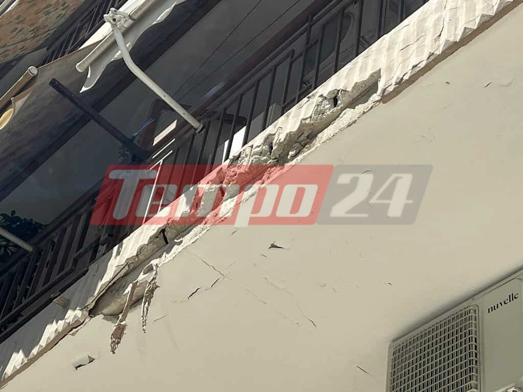 Πάτρα: Συνεχίζεται η "βροχή" σοβάδων στην πόλη-Ακόμη ένα περιστατικό αυτή τη φορά στην οδό Ναυαρίνου-ΦΩΤΟ