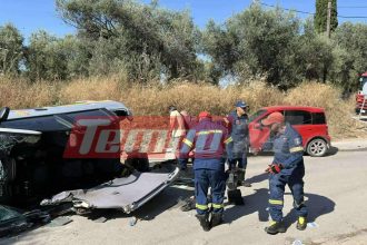 K. Αχαΐα: Σοβαρό τροχαίο με όχημα του “Βοήθεια στο Σπίτι- Τραυματίστηκε εργαζόμενος ΦΩΤΟ