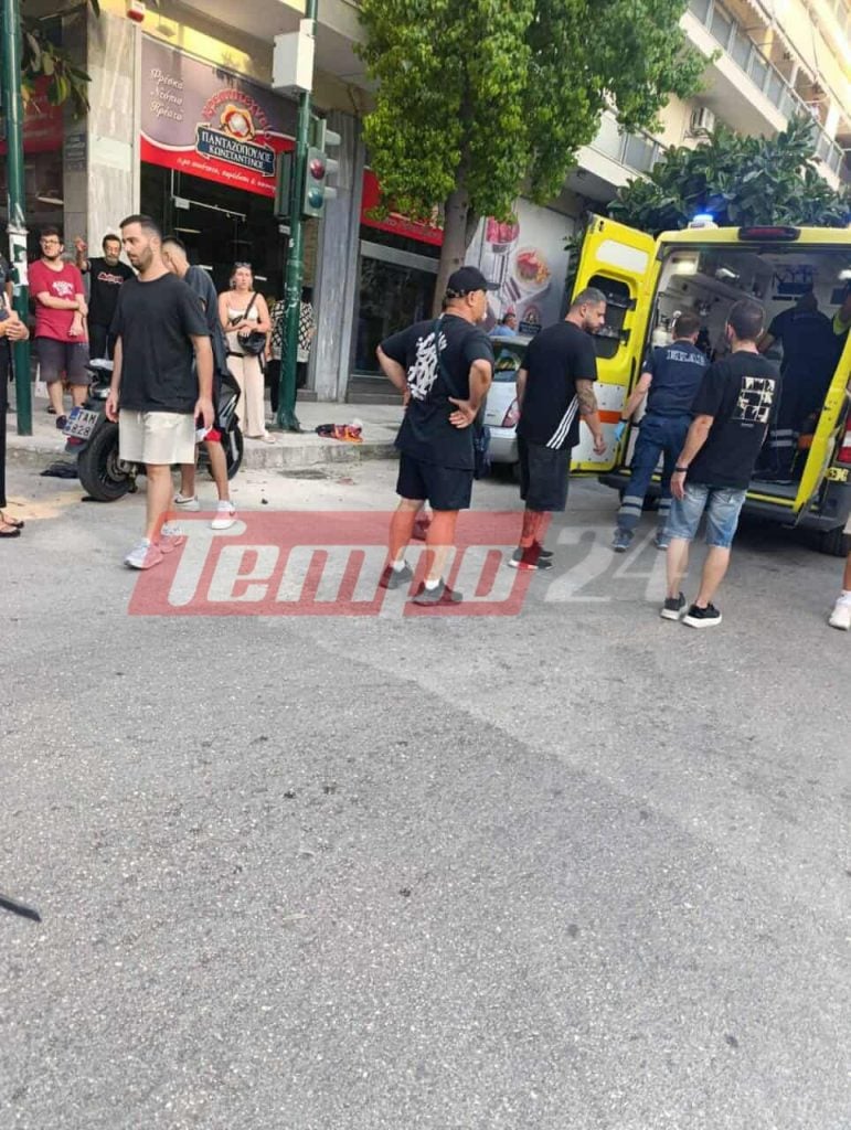 Πάτρα: Ακόμη ένα τροχαίο Ναυαρίνου και Παπαφλέσσα-Τραυματίστηκε δικυκλιστής-ΦΩΤΟ