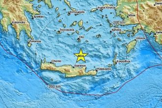 Νέος σεισμός τα ξημερώματα στην Κρήτη