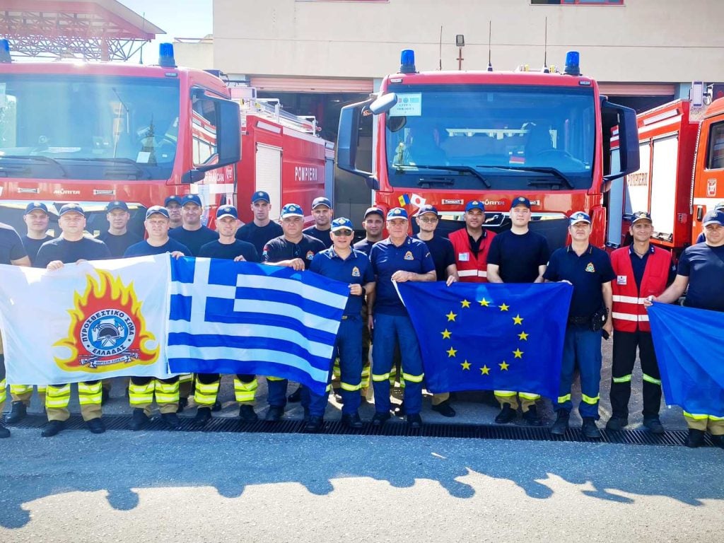 «Θερμή» υποδοχή Ευρωπαίων Πυροσβεστών από τη χώρα της Μολδαβίας στην Πυροσβεστική Υπηρεσία της ΒΙ.ΠΕ Πατρών