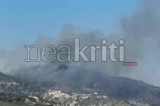 Φωτιά στο Λασίθι - Μήνυμα από το 112 για εκκένωση τεσσάρων οικισμών