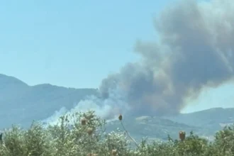 Φωτιά στην Πολυθέα Μεσσηνίας – Μήνυμα του 112 για εκκένωση