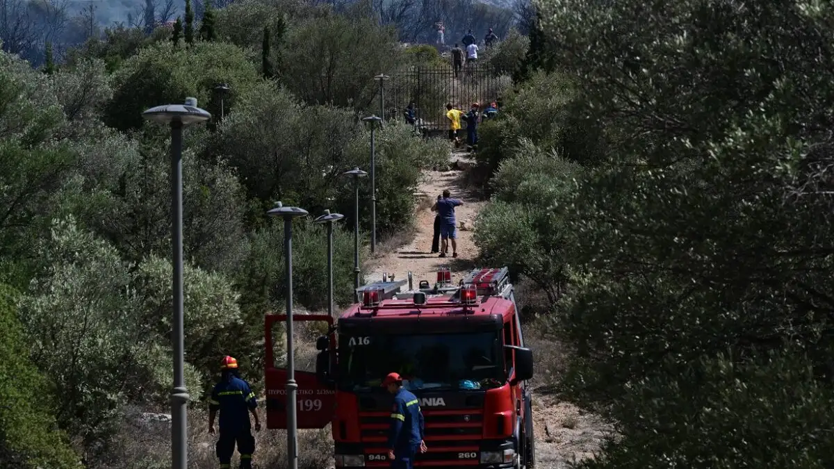 Μία σύλληψη για εμπρησμό – Έβαλε φωτιά σε ξερά χόρτα