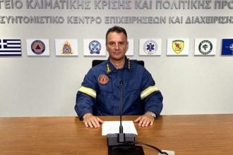 Βαθρακογιάννης για τις φωτιές: «Τα δύσκολα είναι μπροστά μας»
