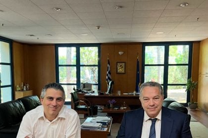 Συνάντηση Σβόλη με τον Υπουργό Υποδομών Χρίστο Δήμα