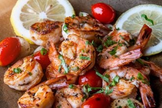 Γαρίδες με καπνιστή πάπρικα και λάιμ