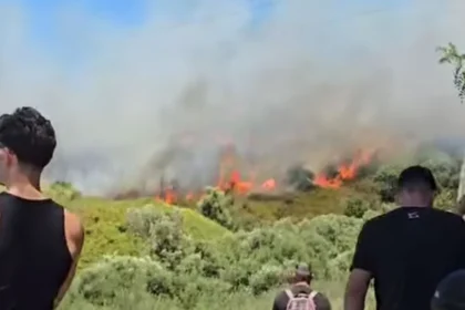 Φωτιά στο Μονολίθι Πρέβεζας - Επιχειρούν 5 εναέρια