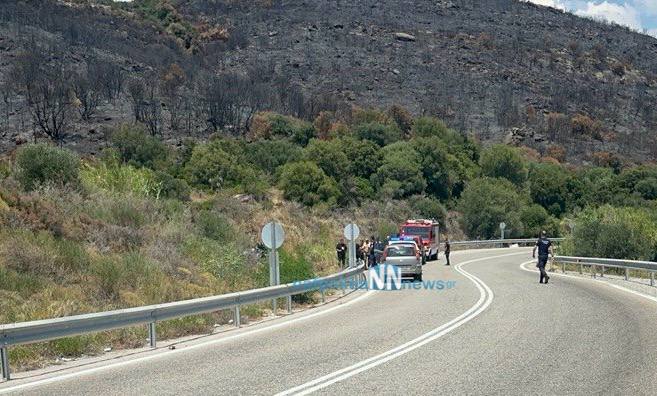 Εκτροπή μηχανής με σοβαρό τραυματισμό στην Περιμετρική της Ναυπάκτου - ΒΙΝΤΕΟ