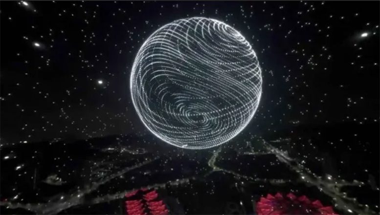 Η Κίνα σπάει κάθε ρεκόρ με 8.100 drones να φωτίζουν τον ουρανό