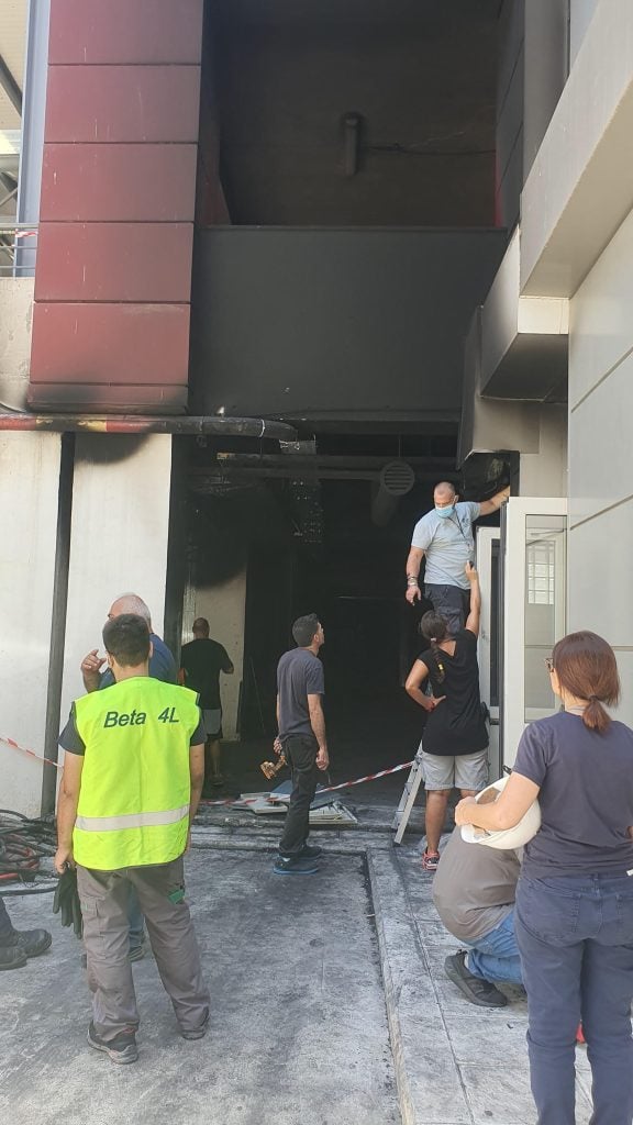 Κλιμάκιο του Κινήματος Δημοκρατίας του Νομού Αχαΐας, στο Νοσοκομείο Άγιος Ανδρέας