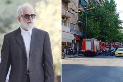 Κάηκε το διαμέρισμα του Πέτρου Φιλιππίδη στην Πατησίων - Καλά στην υγεία του ο ηθοποιός που βρισκόταν μέσα