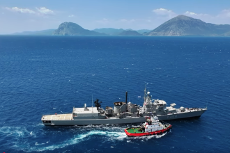 Η φρεγάτα "ΑΔΡΙΑΣ" δένει στο λιμάνι της Πάτρας! (ΒΙΝΤΕΟ)