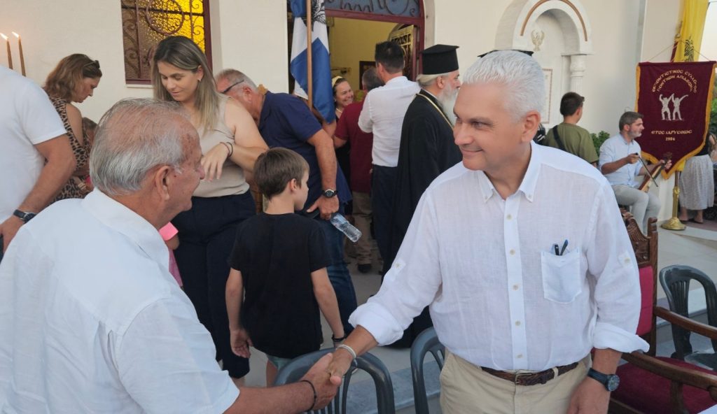 Στον Απιδεώνα Δυτικής Αχαΐας ο Αντιπεριφερειάρχης Π.Ε. Αχαΐας Φωκίων Ζαΐμης