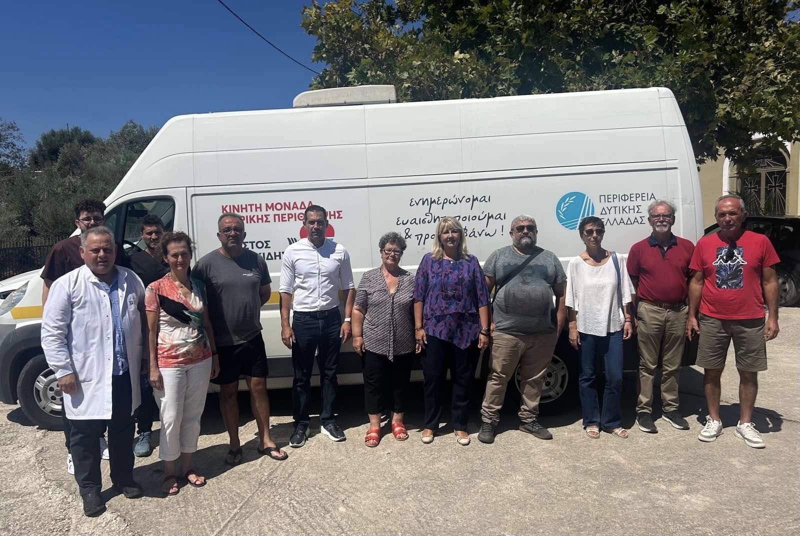 Αχαΐα: Έλεγχοι στους πυρόπληκτους από τους γιατρούς της Πνευμονολογικής Κλινικής του ΠΓΝΠ - ΦΩΤΟ