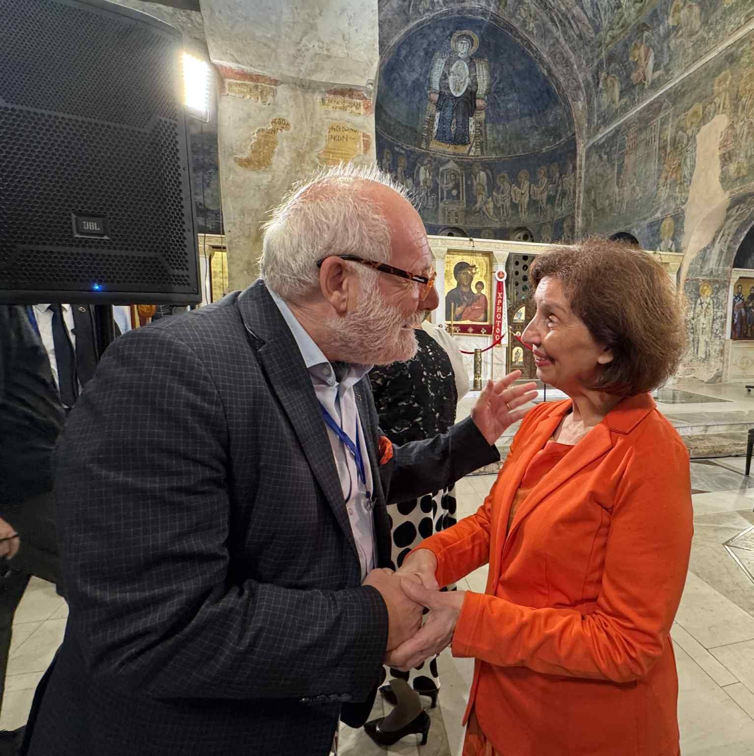 Διεθνές Φεστιβάλ Ποίησης Πάτρας: Δημιουργεί γέφυρες πολιτισμού - Συνάντηση με την Πρόεδρο Δημοκρατίας της Βόρειας Μακεδονίας του Αντώνη Σκιαθά ΦΩΤΟ