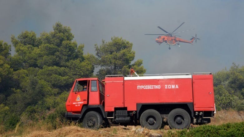 Δυτ. Ελλάδα: Σε "πορτοκαλί συναγερμό" και σήμερα για φωτιές ΧΑΡΤΗΣ