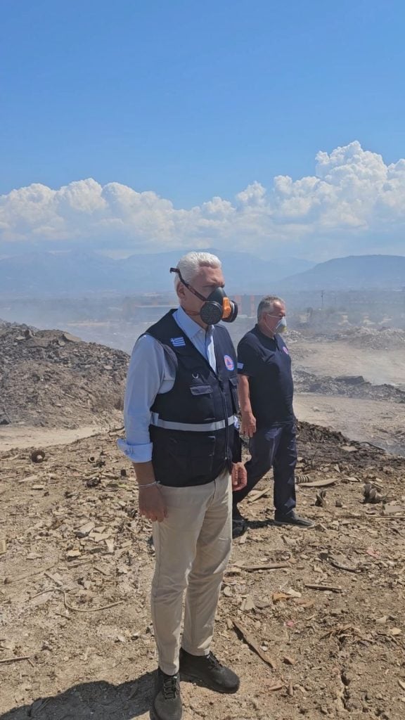 Ζαΐμης: «Κάνουμε όλες τις απαραίτητες ενέργειες για να αντιμετωπίσουμε την ανεξέλεγκτη χωματερή που είναι μια υγειονομική «βόμβα» στο Θεριανό»