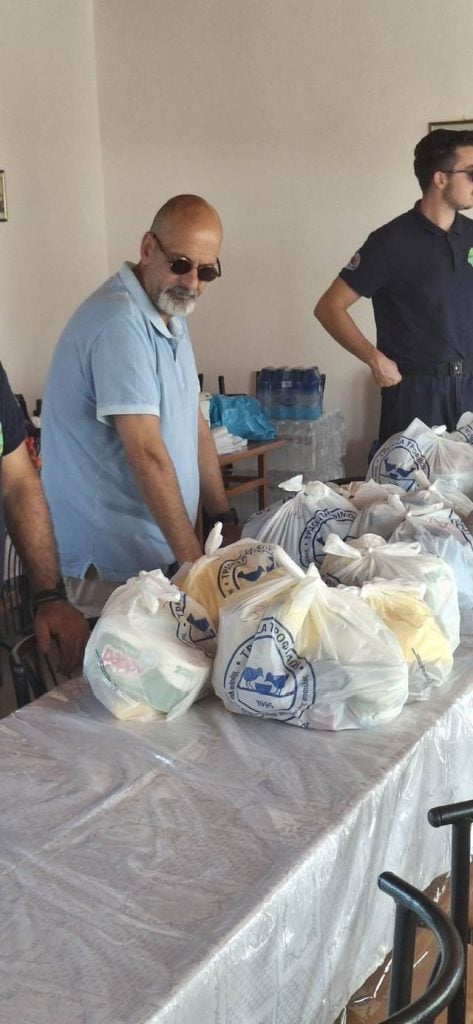 Χαράλαμπος Μπονάνος: Κοντά στους πυρόπληκτους συμπολίτες ΦΩΤΟ