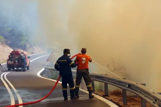 Πυρκαγιές: Καλύτερη η εικόνα στην Χίο – Σε ύφεση η φωτιά σε Πρέβεζα και Άρτα