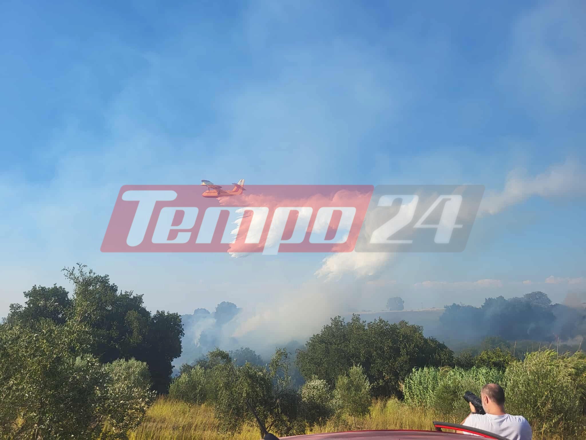Λεχαινά Ηλείας: Οριοθετήθηκε η πυρκαγιά μετά από μεγάλη μάχη (ΦΩΤΟ - ΒΙΝΤΕΟ)