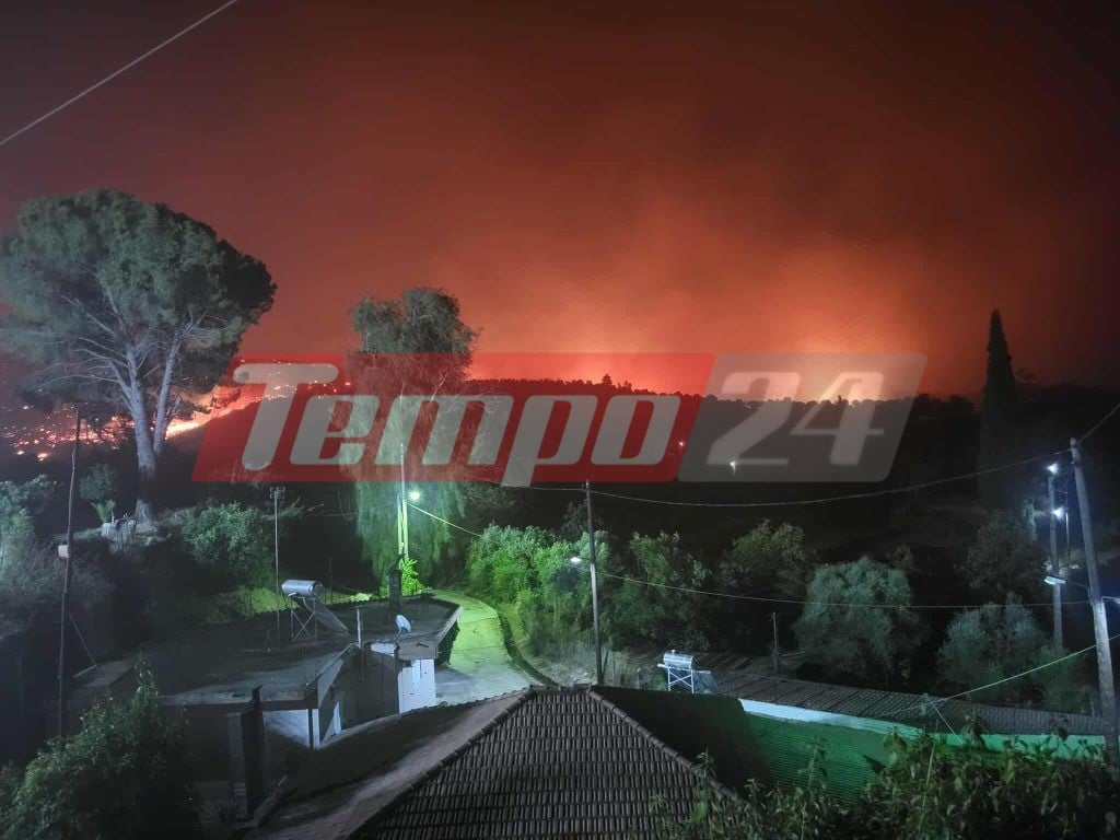 Μάχη με τις φλόγες συνεχίζουν να δίνουν οι πυροσβεστικές δυνάμεις στην Αρχαία Ολυμπία - ΦΩΤΟ