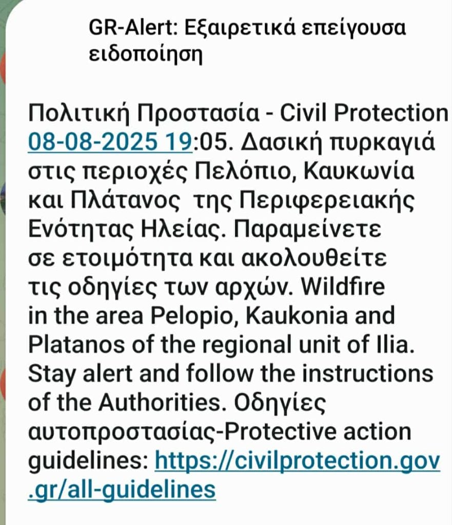 Αρχαία Ολυμπία: Εκτός ελέγχου η φωτιά στο Χελιδόνι - Eπιχειρούν 105 πυροσβέστες, εκκενώνεται η Ηράκλεια (ΦΩΤΟ & ΒΙΝΤΕΟ)