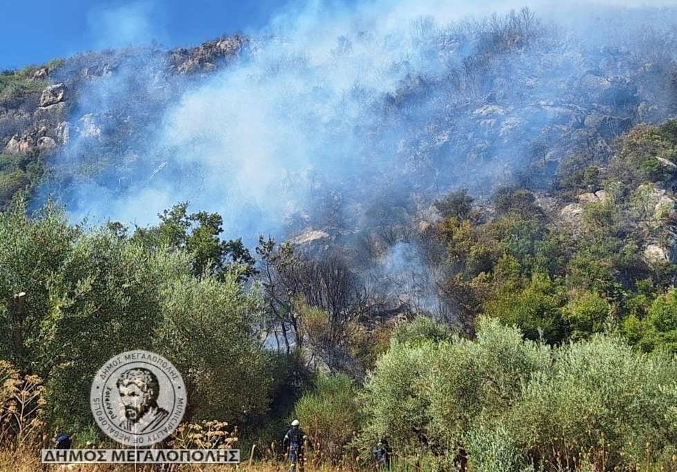 Αρκαδία: Χωρίς ενεργό μέτωπο η φωτιά στο Λεοντάρι – «Υπάρχουν ενδείξεις εμπρησμού»