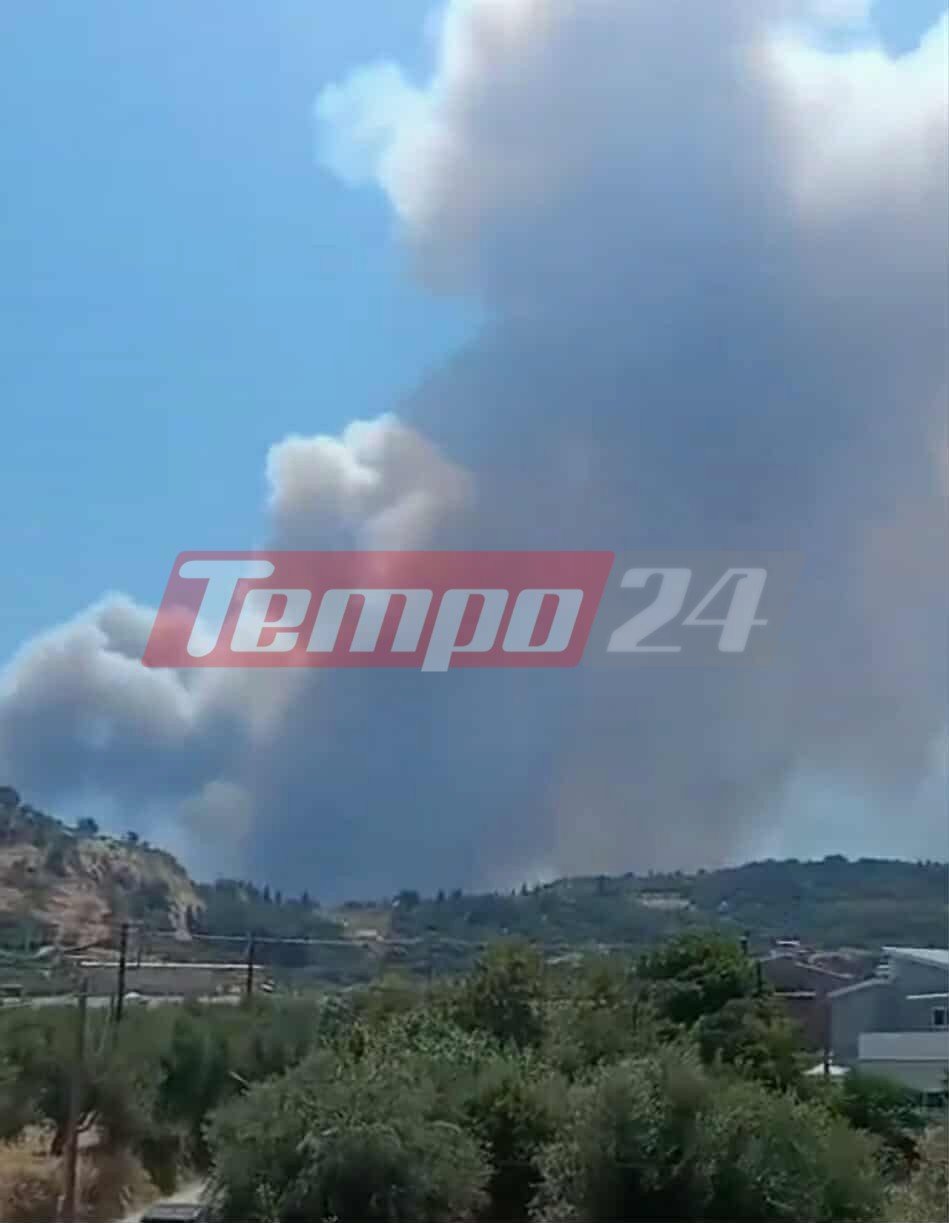 Φωτιά και στα Φλογεραίικα Ερυμάνθου - Επιχειρούν και εναέρια μέσα (ΦΩΤΟ)