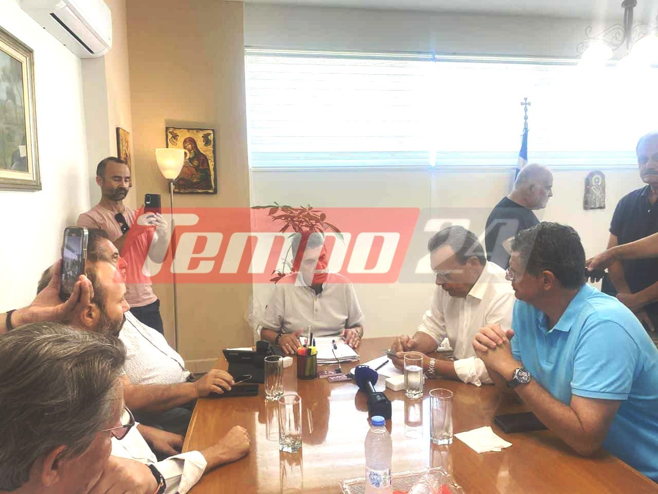 Αχαΐα: Περιοδεία Φάμελλου στις πυρόπληκτες περιοχές (ΦΩΤΟ)