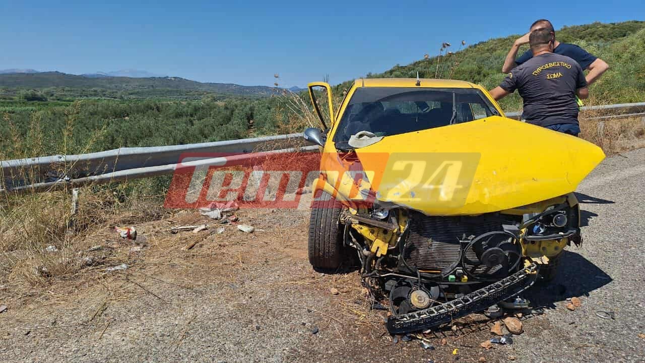 Εκτροπή αυτοκινήτου στην Ιόνια Οδό – Δύο γυναίκες τραυματισμένες στο νοσοκομείο (ΦΩΤΟ)