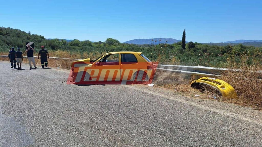 Εκτροπή αυτοκινήτου στην Ιόνια Οδό – Δύο γυναίκες τραυματισμένες στο νοσοκομείο (ΦΩΤΟ)