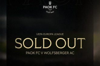 Sold out η Τούμπα για το ΠΑΟΚ - Βόλφσμπεργκερ