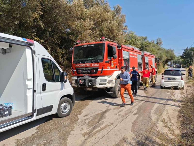 Φωτιά στην Αχαΐα: Μεγάλη ανάγκη για πόσιμο νερό - Τα My market ήταν εκεί!