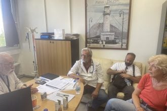 Κλιμάκιο της Νέας Αριστεράς επισκέφθηκε τον "Άγιο Ανδρέα"