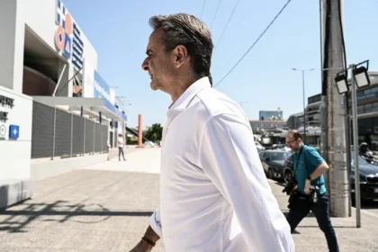 Στην Πολιτική Προστασία ο Κυριάκος Μητσοτάκης
