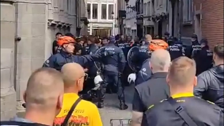 Προσαγωγές οπαδών της ΑΕΚ στις Βρυξέλλες
