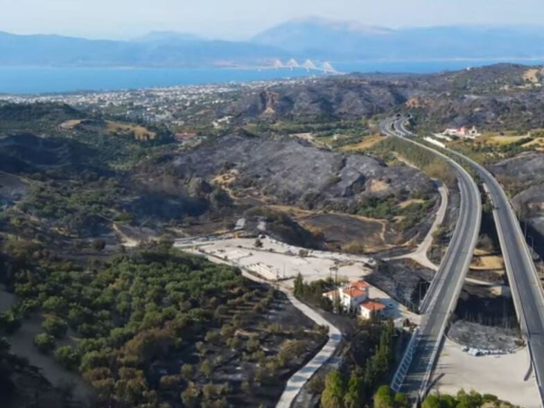 Πάτρα: Η εικόνα μετά την καταστροφή σε Αρόη και Συχαινά (ΒΙΝΤΕΟ ΑΠΟ ΨΗΛΑ)