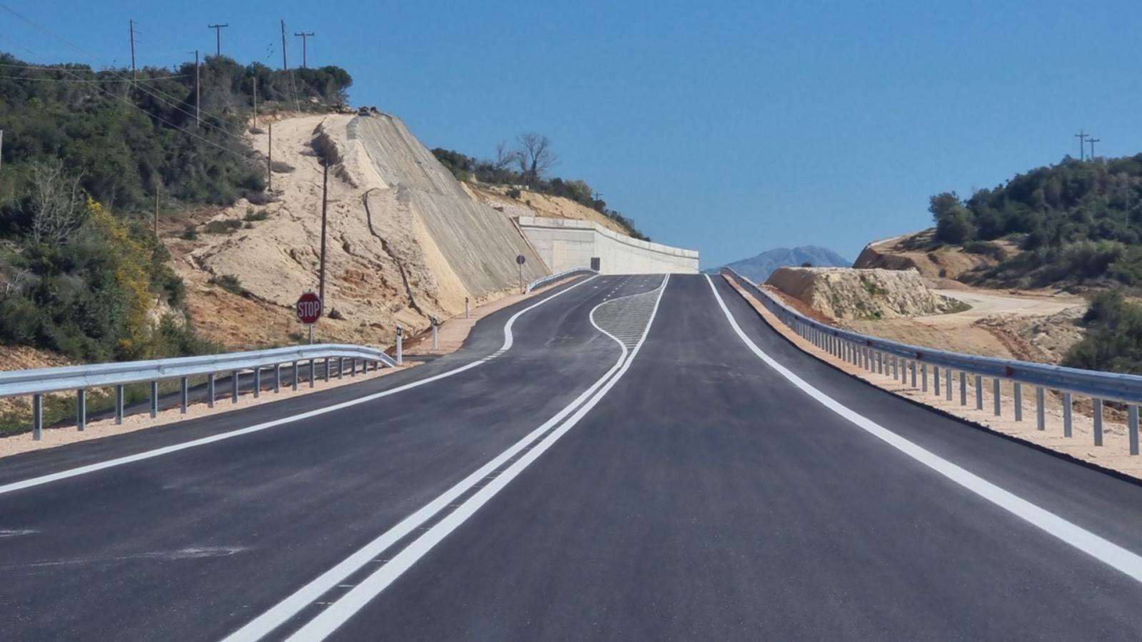 Στην κυκλοφορία η παράκαμψη του Αγίου Νικολάου στον οδικό άξονα Βόνιτσα - Λευκάδα 