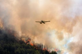 Φωτιά στους Ζάρακες στην Εύβοια: Καίγεται δασική έκταση – Κοντά στα σπίτια οι φλόγες