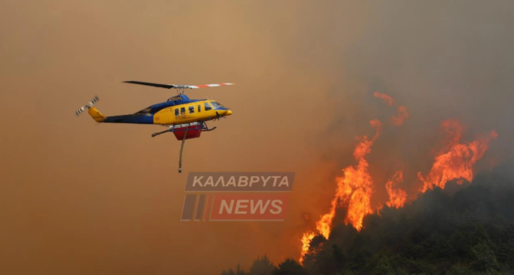 Περιορίστηκε το μέτωπο της πυρκαγιάς στο Λιβάρτζι Καλαβρύτων - Εμπρησμό καταγγέλουν οι κάτοικοι