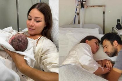 Ο Αντρέας Γεωργίου έγινε πατέρας για πρώτη φορά: Οι πρώτες φωτογραφίες από το μαιευτήριο