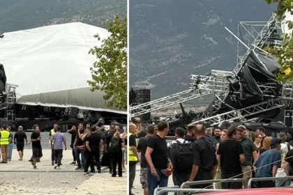 Ισχυροί άνεμοι πλήττουν τη Δυτική Ελλάδα - Mαταιώθηκε η συναυλία Βίσση - Ρέμου στα Γιάννενα, "ξηλώθηκε" η σκηνή! Κλειστό το αεροδρόμιο της Κέρκυρας λόγω έντονης βροχής - ΦΩΤΟ - ΒΙΝΤΕΟ