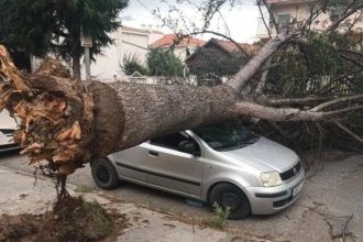 Χαμός από την κακοκαιρία: 100 κλήσεις δέχθηκε η Πυροσβεστική λόγω ισχυρών βροχοπτώσεων και θυελλωδών ανέμων