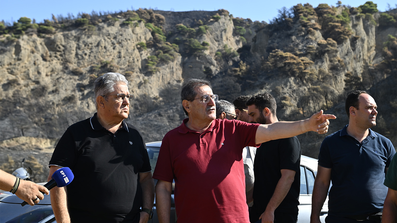 Η περιοδεία Κουτσούμπα στην Πάτρα - Τι είπε στις πυρόπληκτες περιοχές (ΒΙΝΤΕΟ)
