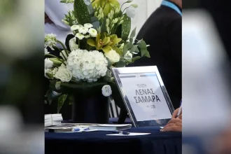 Κηδεία Λένας Σαμαρά: Πλήθος κόσμου στο τελευταίο «αντίο» της 34χρονης - Live