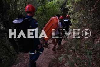 Νέδα: Ανασύρθηκε ο Γάλλος τουρίστας από την χαράδρα - Πολύωρη η επιχείρηση διάσωσης