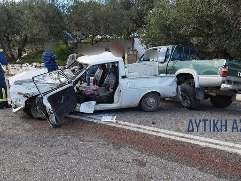 Δυτική Αχαΐα: Τροχαίο με δυο τραυματίες, σε σοβαρή κατάσταση ο ένας